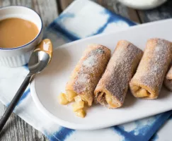 Chimichanga épicé à la pomme