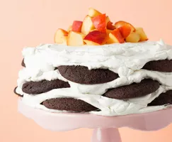 Gâteau icebox aux nectarines