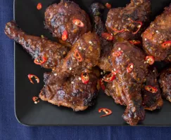 Cuisses de poulet à la coréenne