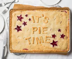 Tarte en dalle sans gluten aux framboises