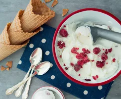 Crème glacée classique à la vanille