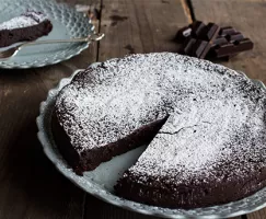 Gâteau riche et décadent sans farine