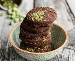 Sablés au chocolat et wasabi
