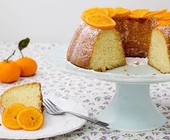 Gâteau Bundt à la clémentine confite