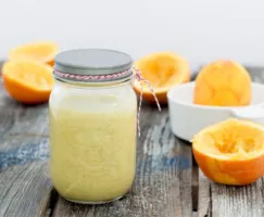 Crème à l'orange et à la vanille