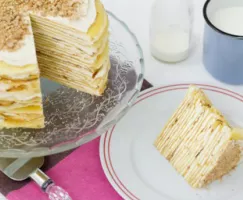 Gâteau crêpe au sirop d’érable
